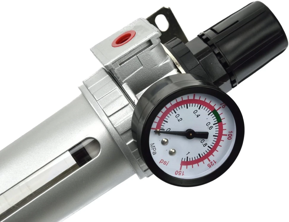 Geko Oro filtras su slėgio reguliatoriumi 3/8" iki 10 bar