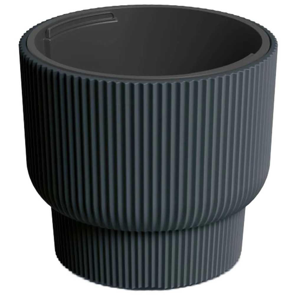Gėlių vazonas Prosperplast Milly DBMLR300-S433, plastikinis, antracito spalvos