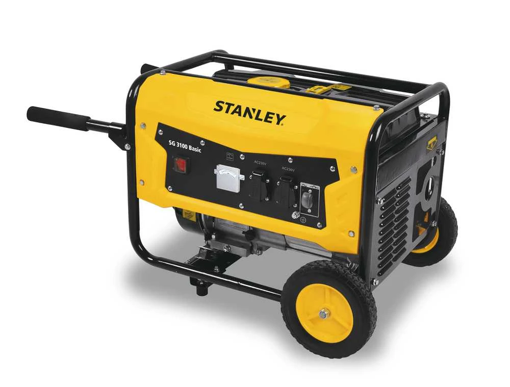 STANLEY vienfazis benzininis generatorius SG 3100 Basic, 2,9kW, 2x230V