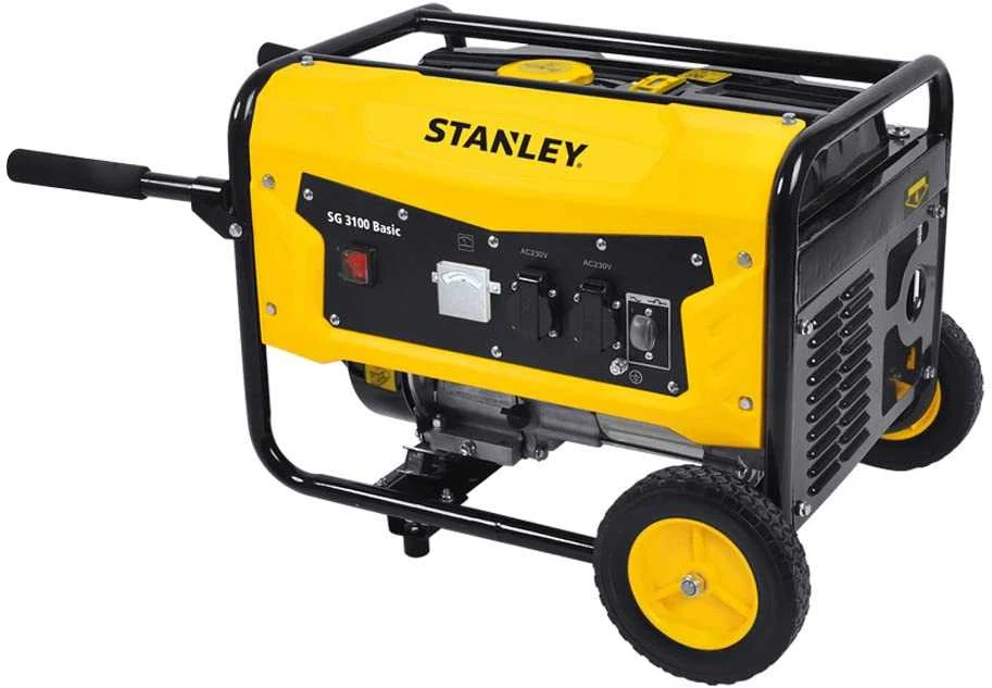 STANLEY vienfazis benzininis generatorius SG 3100 Basic, 2,9kW, 2x230V