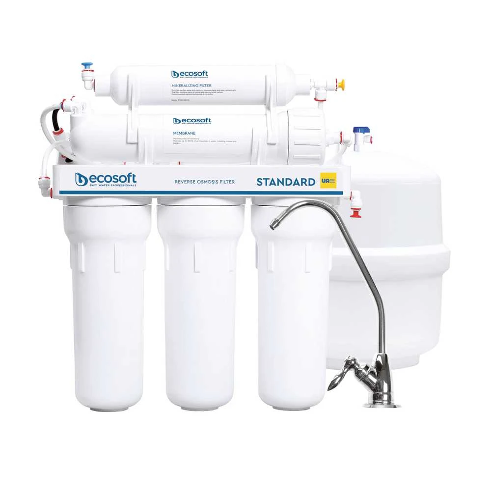 Geriamojo vandens valymo sistema Ecosoft Standard, 5 pakopų