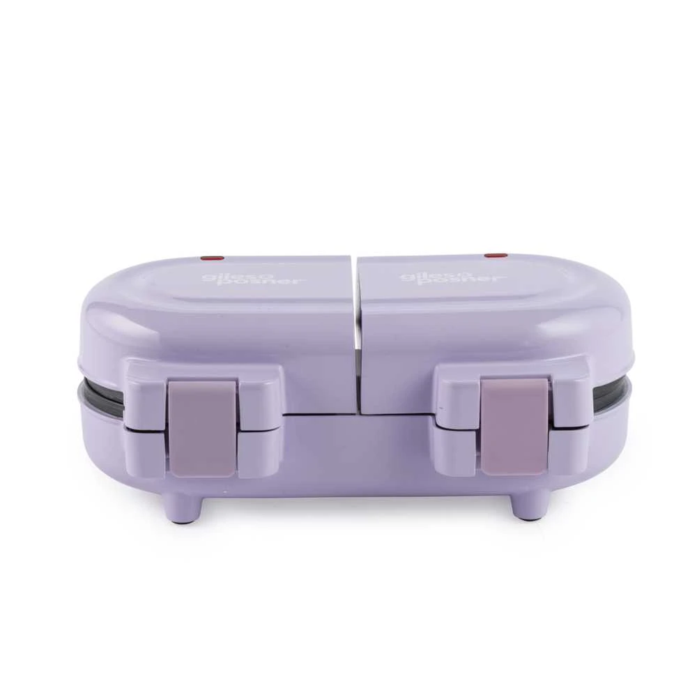 Giles & Posner dviguba vaflinė ir užkandžių keptuvė, pastelinė violetinė