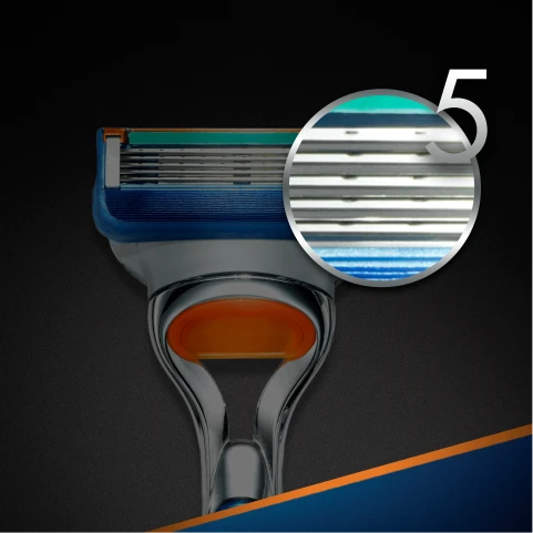 Gillette Fusion5 skustuvo vyrams peiliukai, 4 vnt.