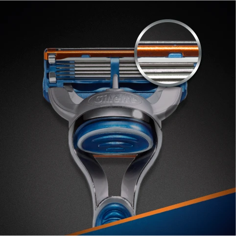 Gillette Fusion5 skustuvo vyrams peiliukai, 4 vnt.