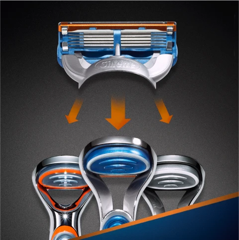 Gillette Fusion5 skustuvo vyrams peiliukai, 4 vnt.