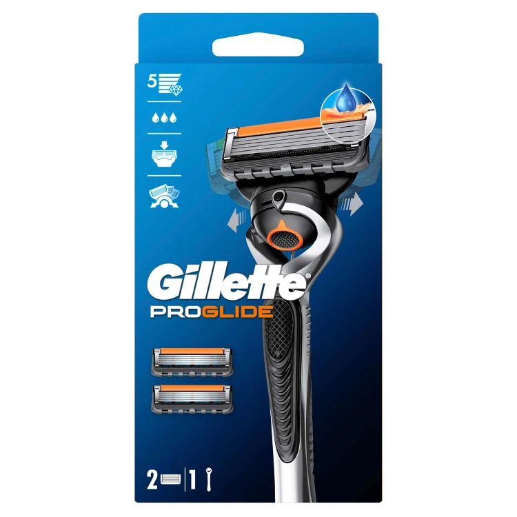Gillete Skustuvas Gillette FUSION Proglide Flexball Manual 2 galv.