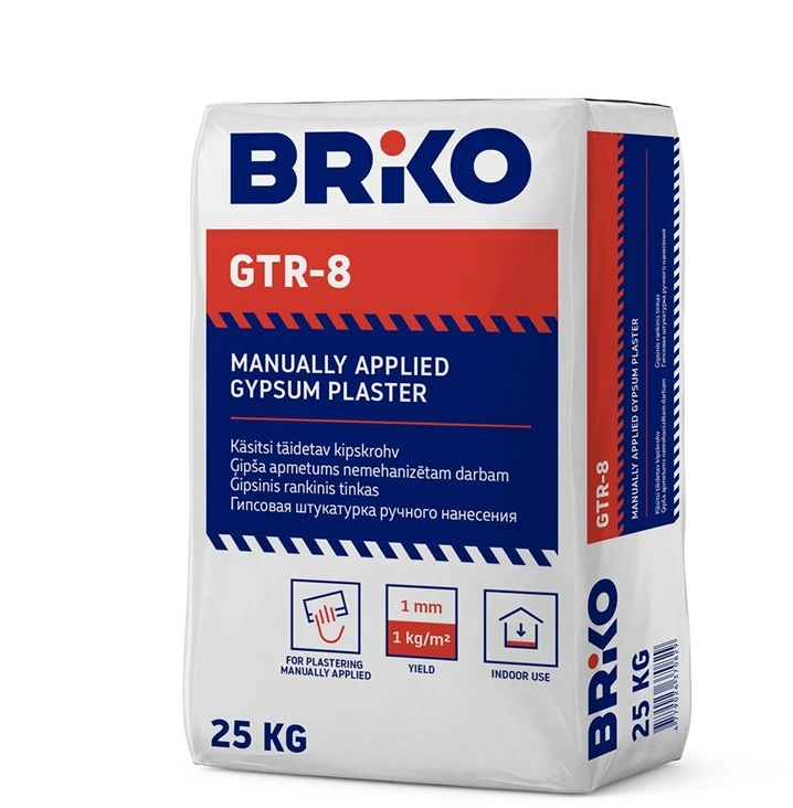 Briko rankinis gipso tinkas GTR-8 25KG