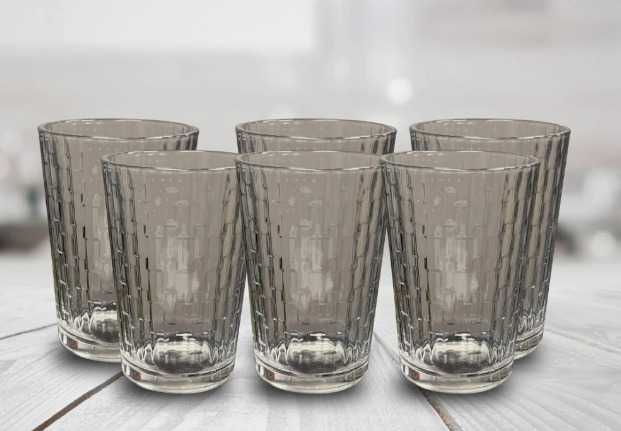 Stiklinių rinkinys, stiklas, 0,2 l, 6 vnt.