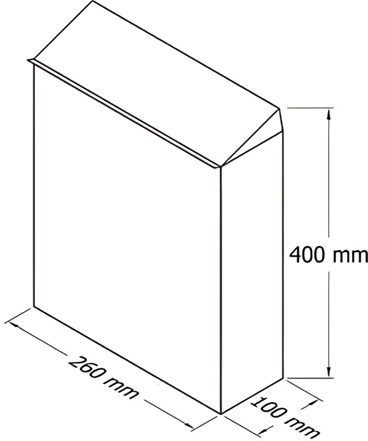 Glori Ir Ko Pastkaste Žalia 400x260x100mm