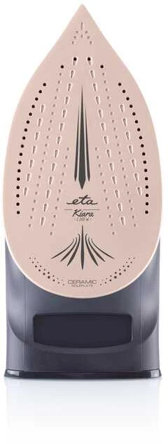 ETA | Lygintuvas | Kiara ETA127690000 | Cordless Garų lygintuvas | 2200 W | Vanduo tank capacity 220 ml | Continuous steam 40 g/min | Steam boost performance 90 g/min | Juodas