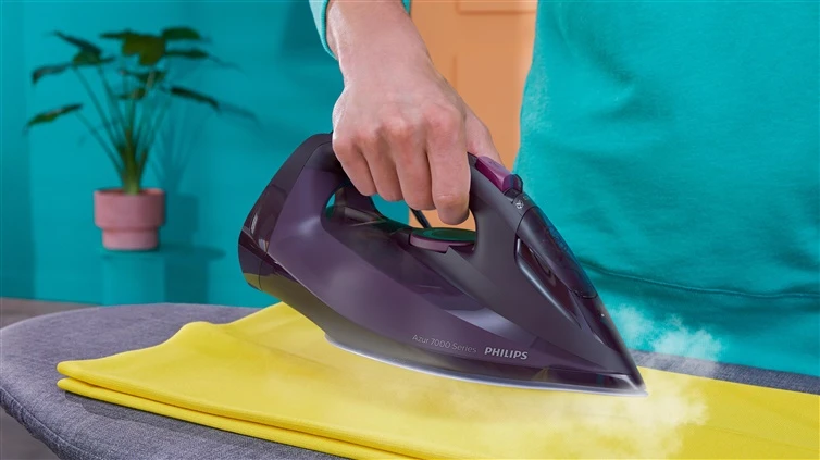Garų lygintuvas Philips 7000 Serija HV, DST7061/30, tamsios spindinčios violetinės spalvos