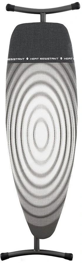 Lyginimo lenta Brabantia D Titan Oval, balta sp./juoda sp., 135 x 45 cm