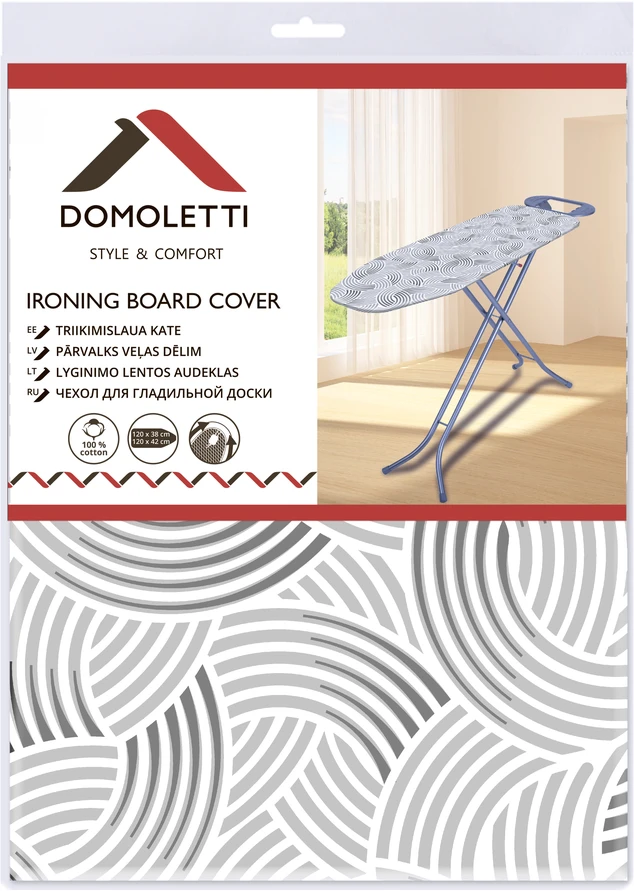 Domoletti Lyginimo lentos audeklas, DC42F3-227, Plexus pilkas
