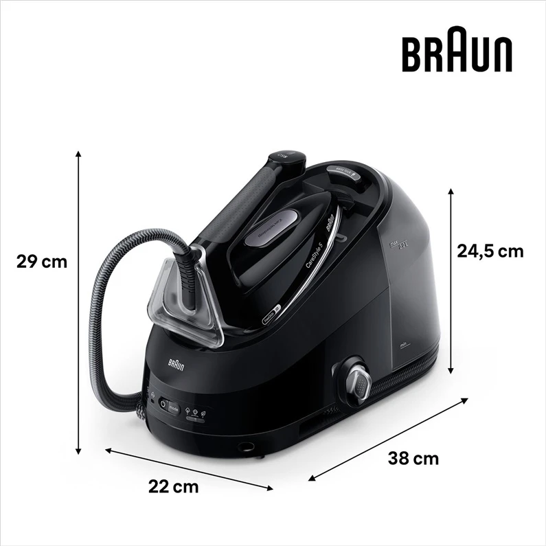 Gludināšanas sistēma Braun CareStyle 5 IS5249BK, melna