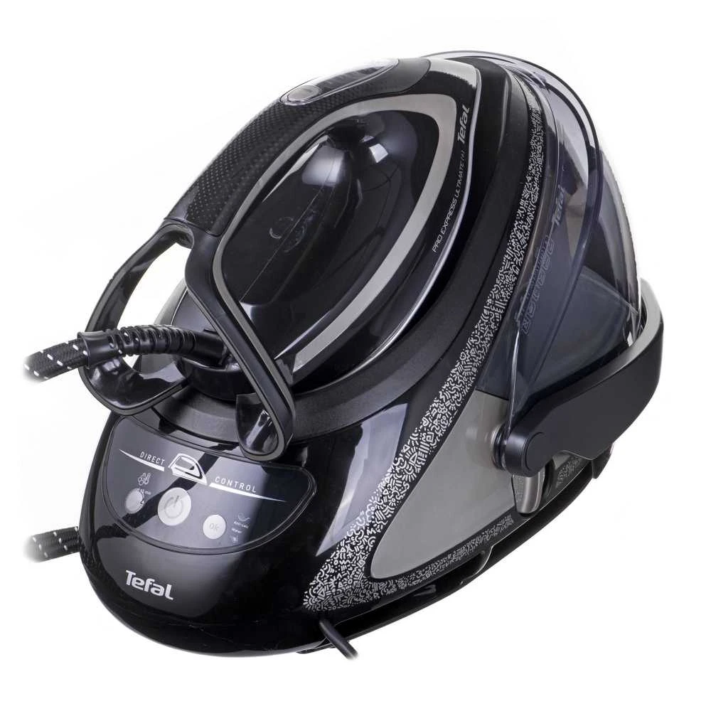 Gludināšanas sistēma Tefal Pro Express Ultimate GV 9620, melna krās.