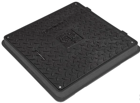 Gm Plasta Gm_Plasta Kvadratinis kanalizacijos liukas, 650×650 mm A15 juodas