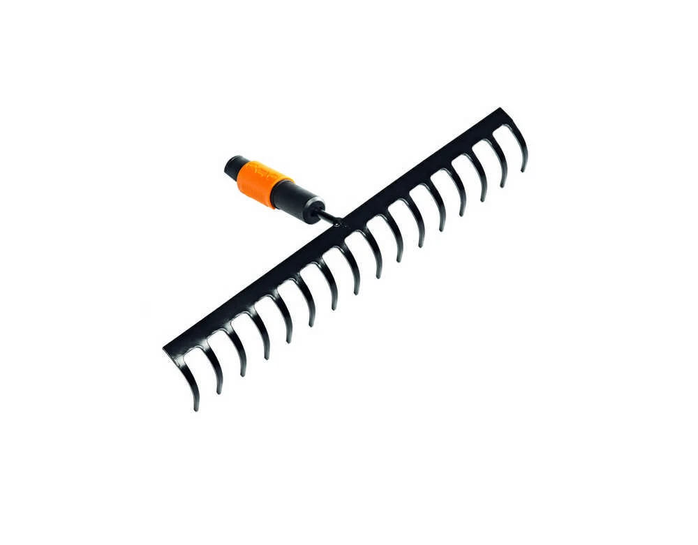 Grėblys universalus Fiskars Quikfit 135512/1000654, be koto, 400 mm, juoda sp./oranžinė sp.