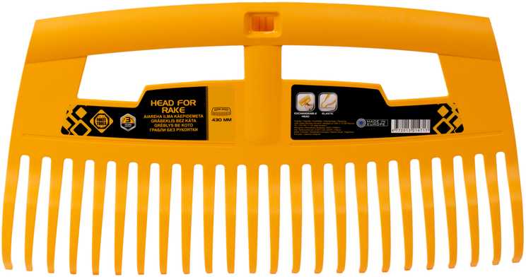 Grėblys vėduoklinis Forte Tools FT20, be koto, 430 mm