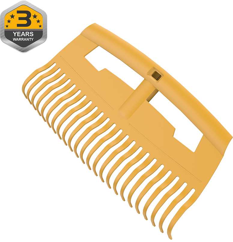 Grėblys vėduoklinis Forte Tools FT20, be koto, 430 mm
