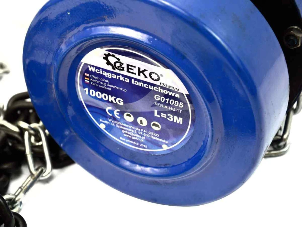 Grandininis keltuvas Geko Premium 1000kg 3m