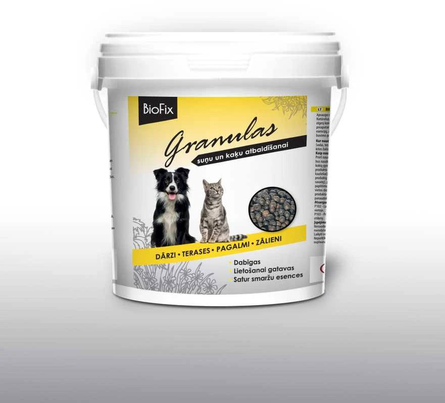 BIOFIX PET STOP granulės nuo kačių ir šunų, 1L