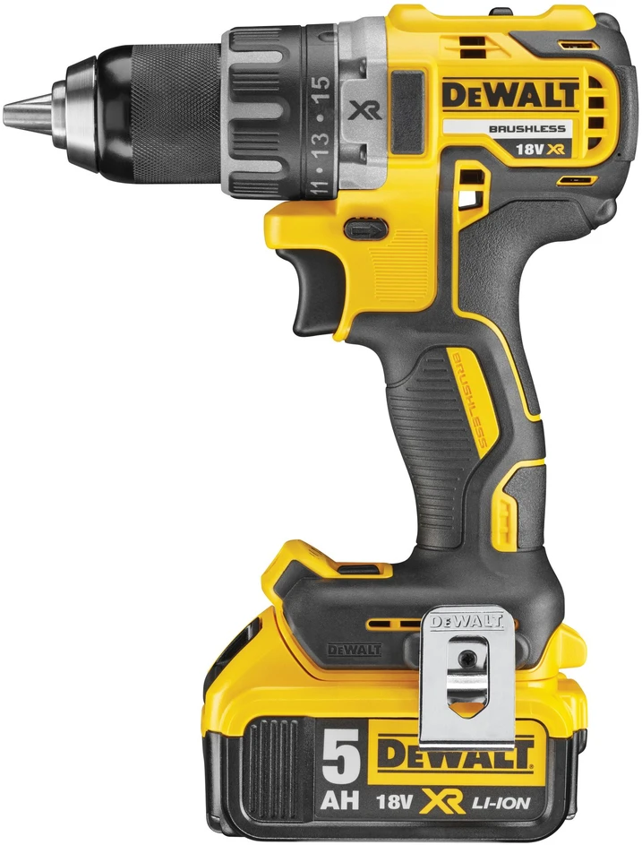 DeWALT akumuliatorinis suktuvas gręžtuvas DCD791P2, 18V, 70Nm, 2x5.0Ah