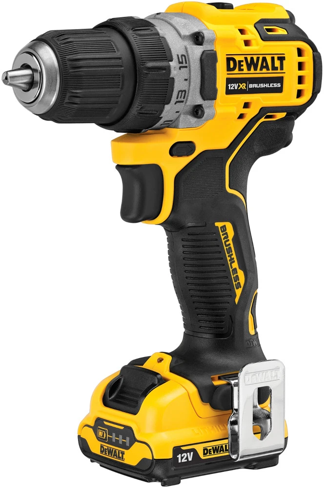 Grąžtas Akumuliatorinis suktuvas-gręžtuvas su akumuliatoriumi Dewalt DCD701D2-QW, 10,8–12 V, 2 Ah