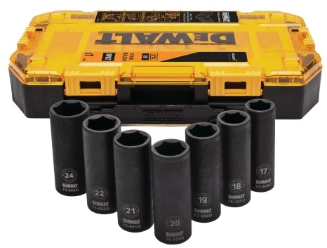 Grąžtas Smūginių galvučių komplektas Dewalt DT70905; 7 vnt.