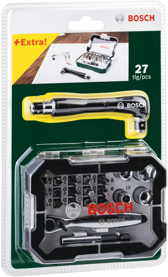 Grąžtas Įrankių komplektas Bosch. 27 dalių