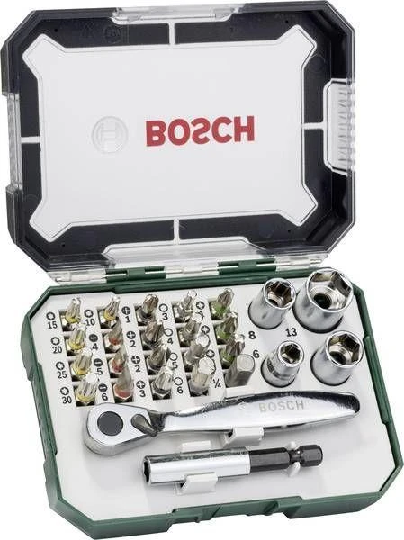 Grąžtas Įrankių komplektas Bosch. 27 dalių