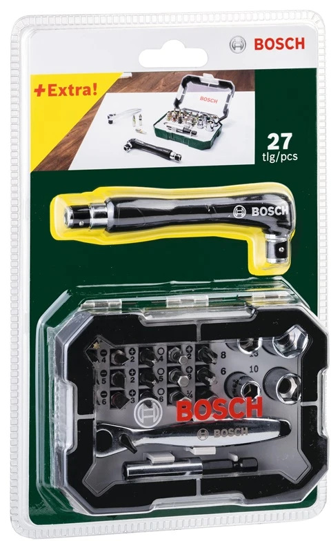 Grąžtas Įrankių komplektas Bosch. 27 dalių