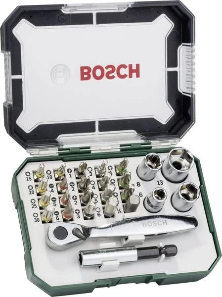 Grąžtas Įrankių komplektas Bosch. 27 dalių