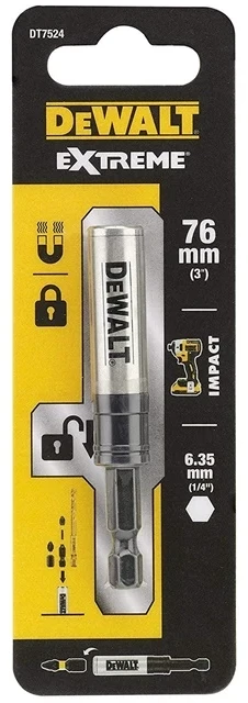 Grąžtas Laikiklis Dewalt DT7524-QZ, 76 mm, 1/4"