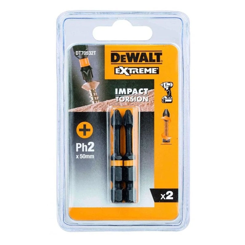 DEWALT KOŃCÓWKA UDAR. PH2 2vnt..