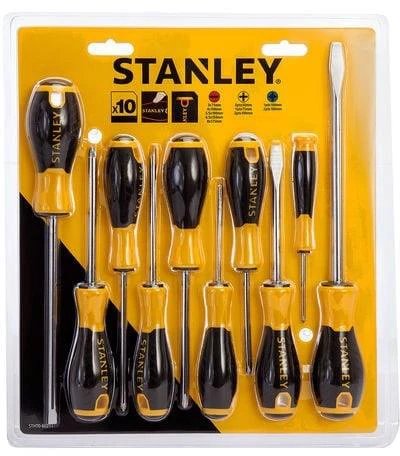 Grąžtas Atsuktuvų rinkinys Stanley STHT0-60211, 31 cm, 10 vnt.