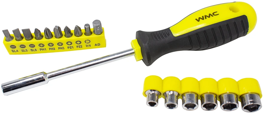 Grąžtas Atsuktuvų rinkinys WMC Tools 5171, 21 cm, 17 vnt.