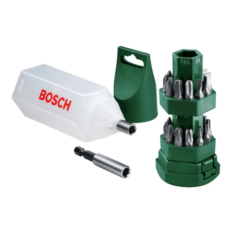 Grąžtas Atsuktuvų antgalių komplektas Bosch 2607010386, T25