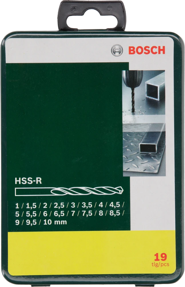 Grąžtas Metalo grąžtų komplektas Bosch 2607019435. 19 vnt