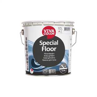 Grindų dažai Vivacolor Special Floor, balti, 9 l