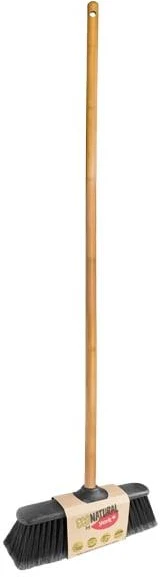 Grindų šluota York Eco Bamboo 052160, juoda sp./smėlio ruda sp., 120 cm
