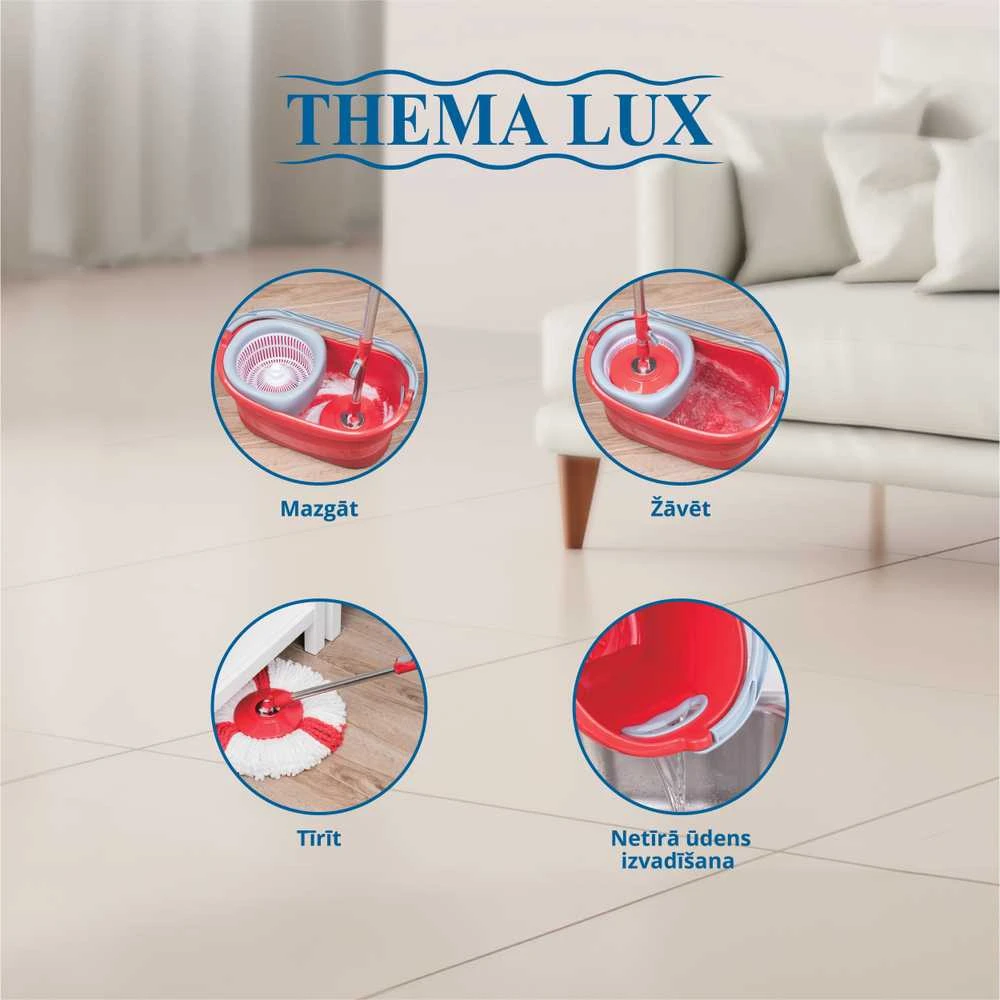 Thema Lux Sourcing Šluosčių tiekimas Dvipusė pavara su besisukančia šluoste THEMALUX LT2210