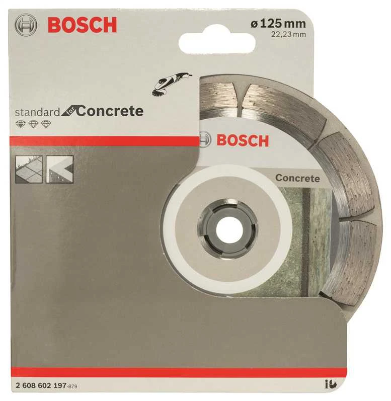 Griešanas asmens Bosch, 125 mm x 22.23 mm x 2.2 mm