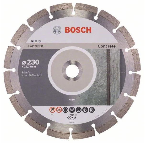 Bosch DISKAS DEIMANTINIS SEGMENTINIS BETONUI 230X22.23mm