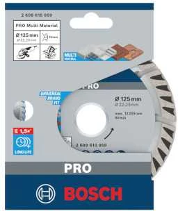 Bosch PRO Deimant pjov.diskas Multi Mat. 125x22,23mm