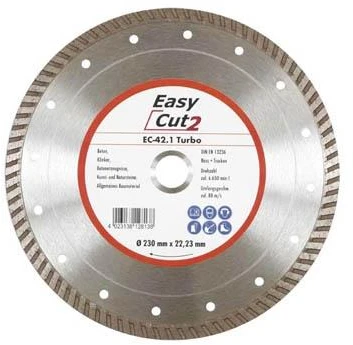 Pjovimo diskas Cedima EC-42.2 TURBO, 230 mm x 22.23 mm x 2.6 mm