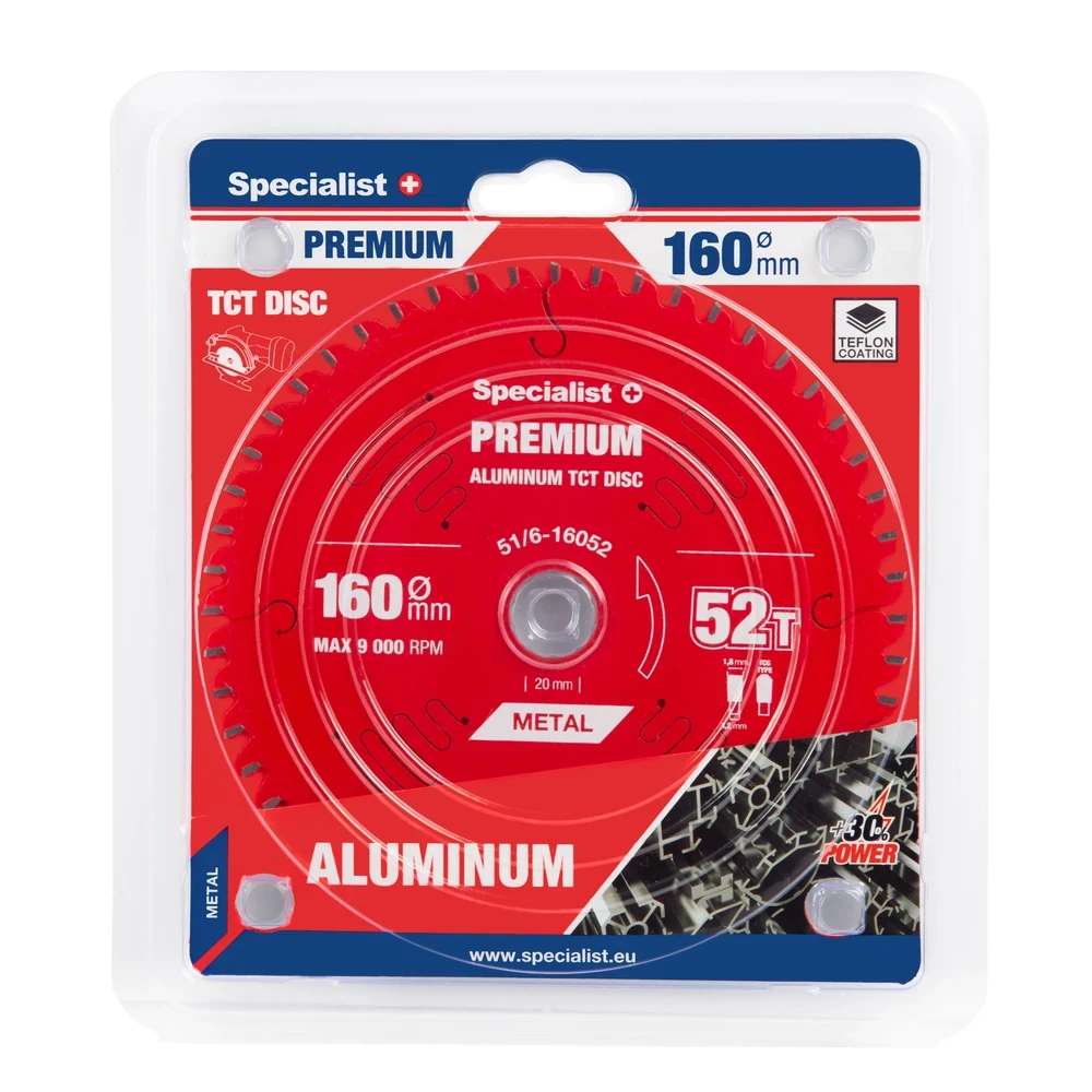 Pjovimo diskas Specialist+ LTA1605220-T; 160x20x1,2 mm; Z52; 0°