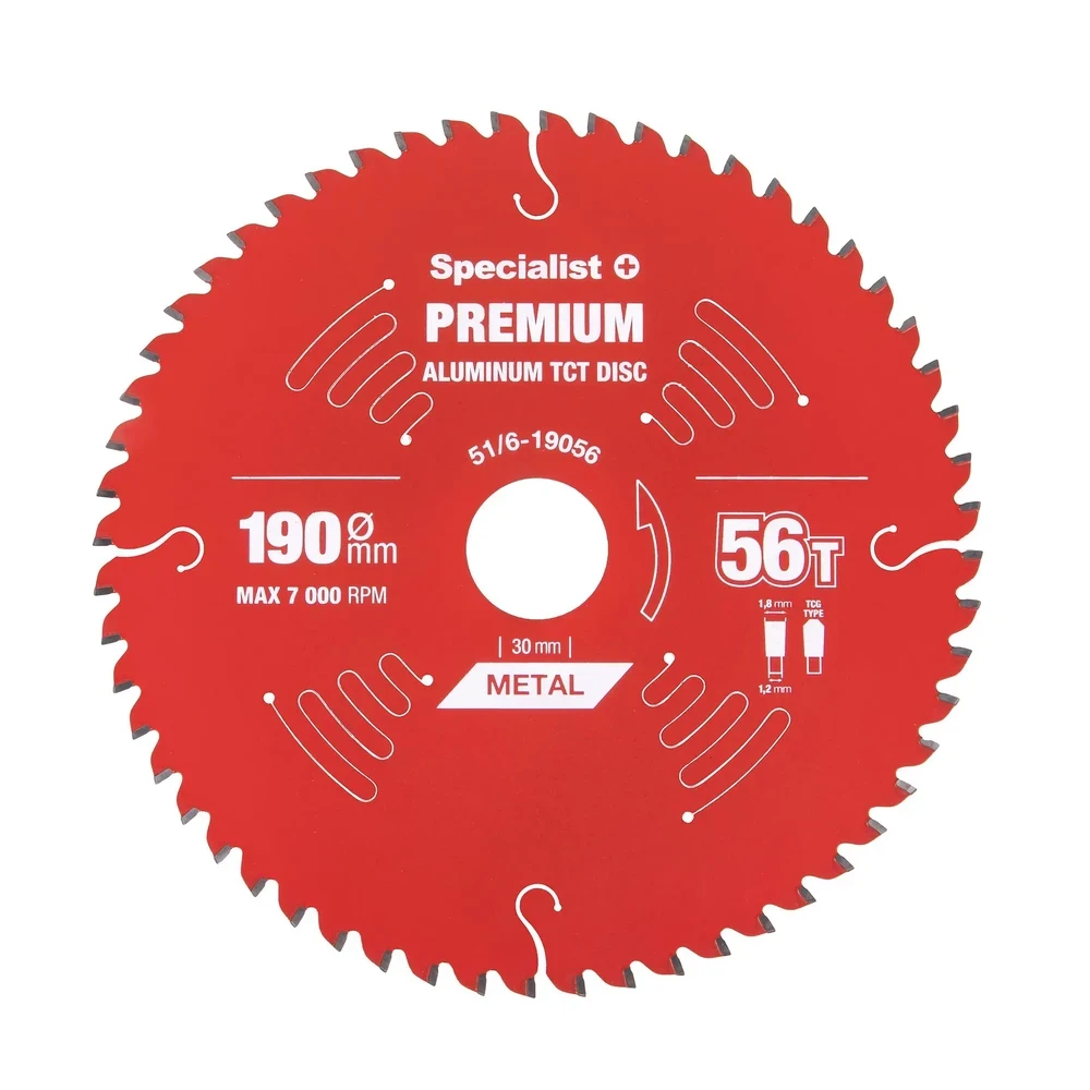 SPECIALIST+ pjovimo diskas Aliuminio 190x56Tx30mm