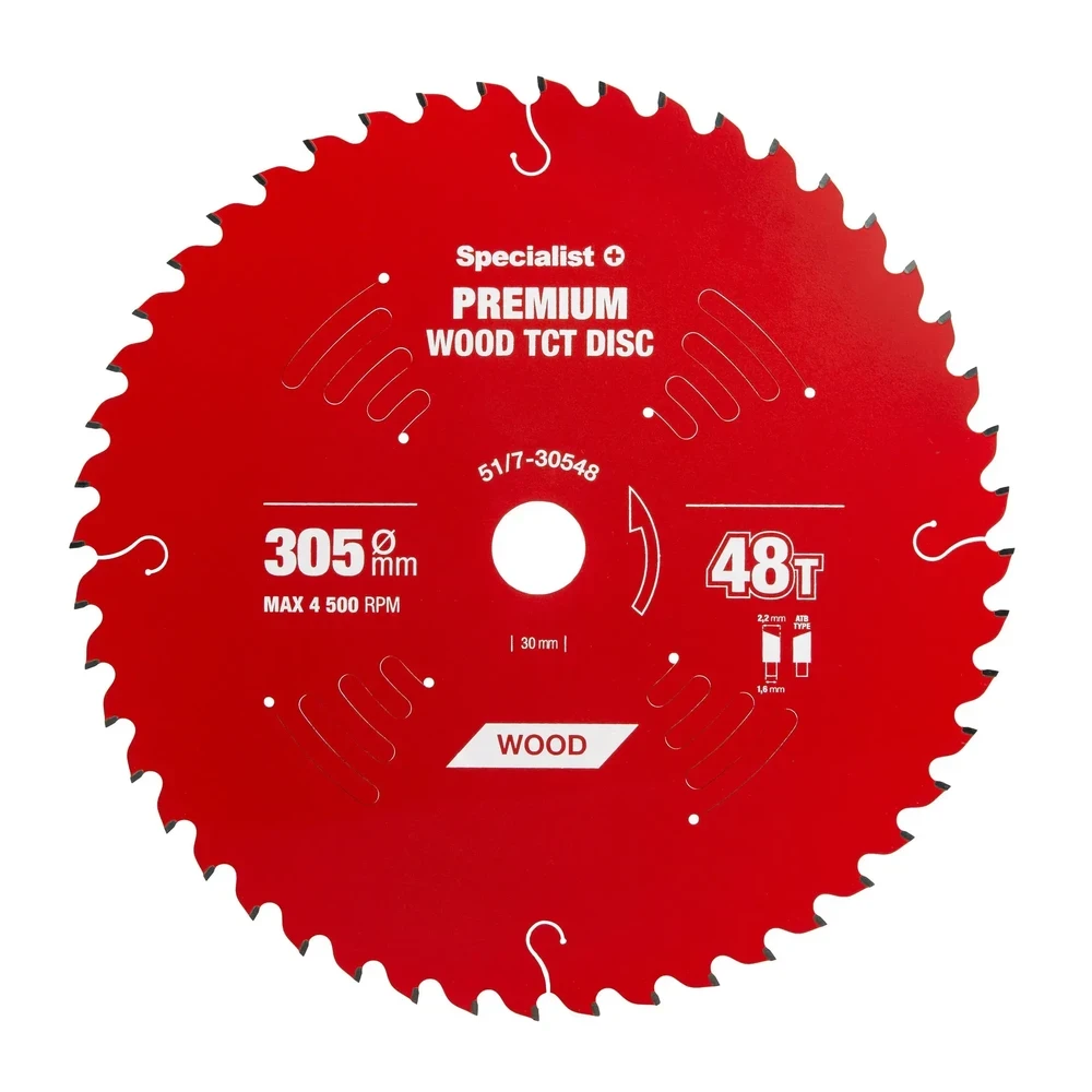 Pjovimo diskas Specialist+ LMS3054830-T; 305x30x1,6 mm; Z48; 5°
