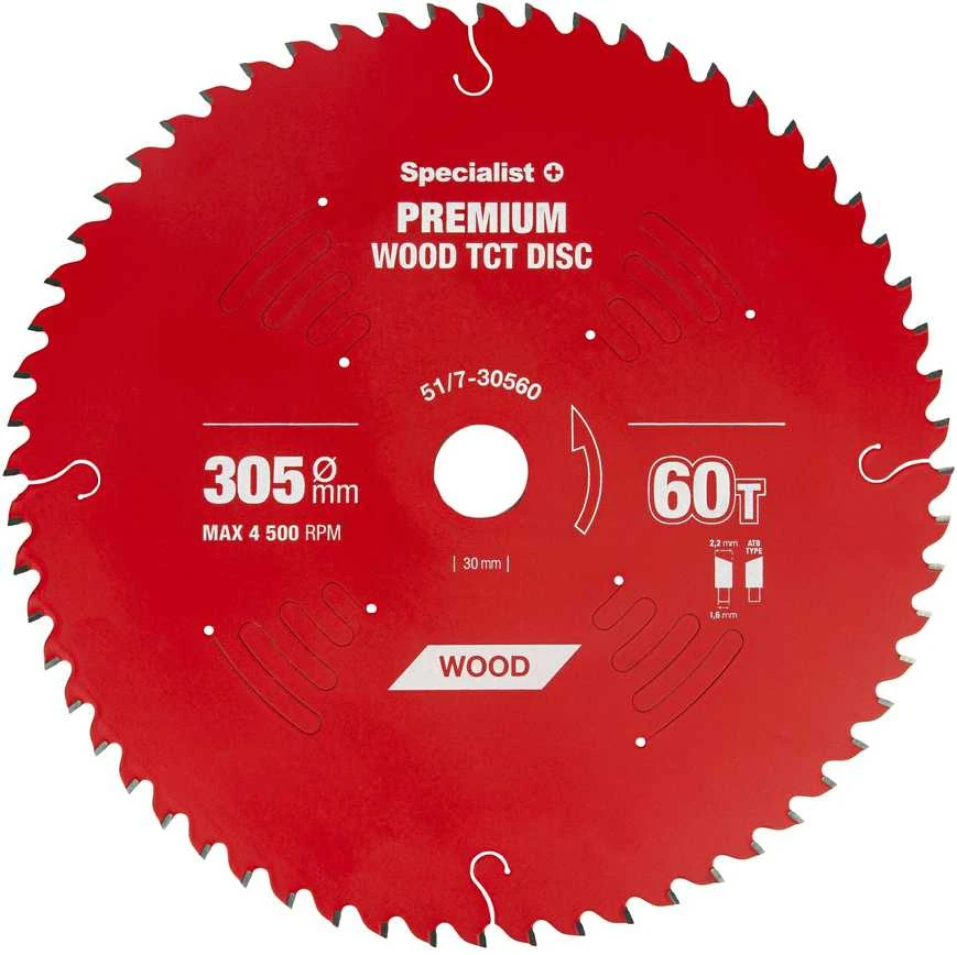 Pjovimo diskas Specialist+ LMS3056030-T; 305x30x1,6 mm; Z60; 5°