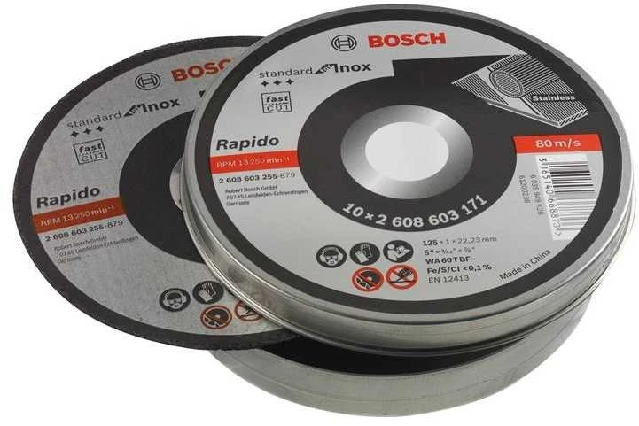 Pjovimo diskas Bosch, 125 mm x 1 mm x 22.23 mm